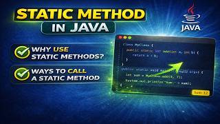 Java Static Method Explained in Hindi | Static Method Example for Beginners