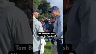 Tom Brady and Josh Allen trash talk 🗣️