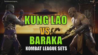 KUNG LAO VS BARAKA - KOMBAT LEAGUE SETS - Mortal Kombat 11 Ultimate [4K]