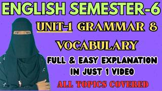 Degree 6th semester English UNIT-1 language development full explanation in 1 video | 💯✅FULL MARKS