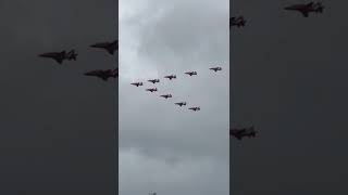 ROYAL AIR FORCE RED ARROWS FLY PAST FOR KING CHARLES III CORONATION 2023!!!