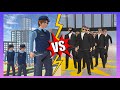 Yakuza Himawari VS Titan Police | Sakura school simulator