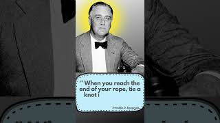 A life lesson by Franklin D. Roosevelt #shorts #lifelessons