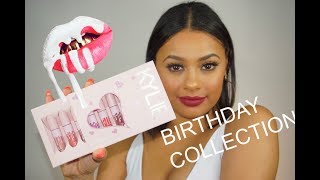 Kylie Cosmetics Birthday Collection Mini Lipsticks! Review/swatches |Evette Sant
