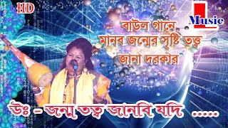 মানব জন্ম সৃষ্টি তত্ত্ব  // manab janmer sristir tatwa / Kanchan Dasi Baul/ Loknath Music//folk song