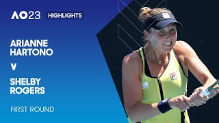 Arianne Hartono v Shelby Rogers Highlights | Australian Open 2023 First Round