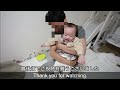 【1歳1ヶ月】追いかけっこをするパパと息子 our baby plays tag with daddy.