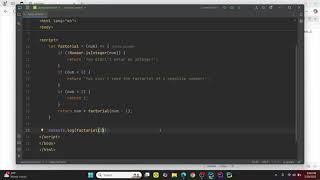 JavaScript Recursive Factorial Function