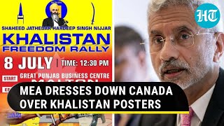 India Chides Canada over Khalistani 'Kill India' Posters; "Can't Use Free Speech For Terror" | Watch