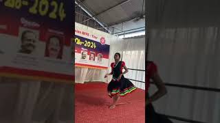 നാടോടി നൃത്തം @ എഴുത്തുത്സവം | ശ്രീഷ്ണ | Folk Dance by Sreeshna #folkdance #folk