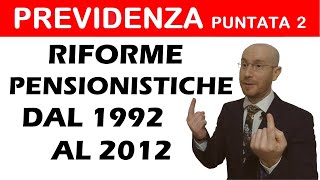 Le riforme pensionistiche dal 1992 al 2012 - Pensione in parole semplici - Ep. 2