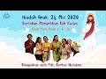 Ibadah Sekolah Minggu, 24 Mei 2020 Gereja Kristen Jawa Gondokusuman