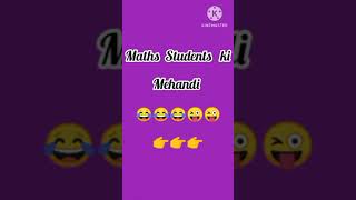 Science 😉  Maths 😊  commerce ❤ and art 💖students mehandi design  # shorts  # YouTube shorts