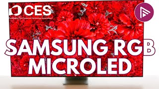 Samsung RGB MicroLED TV | CES 2025