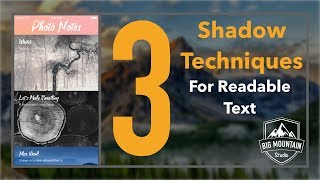 UI Tip - Making Text More Visible Using Shadows (iOS, Xcode 8, Swift 3)