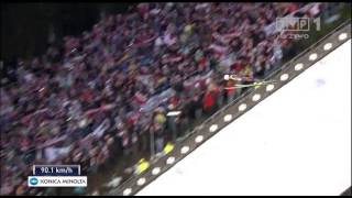 Kamil Stoch 126,5m - Zakopane 2014 Niebezpieczny Skok!