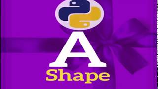 #1 Using Python Program Printing Patterns For Beginners By B.Mandal | A Shape