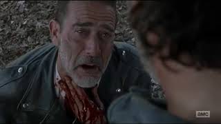 Rick Vs Negan (Round 3) Rick Slits Negan's Throat \u0026 Saves Him ~ The Walking Dead Final 8x16