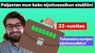 Paljastan paljonko mulla on sijoituksia! | Tuhansien eurojen sijoitussalkku!