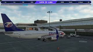 MSFS LIVE 🔴 | Prague - Tel Aviv  |PMDG Boeing 738 | Vatsim | EL AL Virtual-Arkia oper by Smartwings