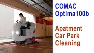 Comac Optima 100b  Effecient Scrubber for Car Park #Comac #optima100b