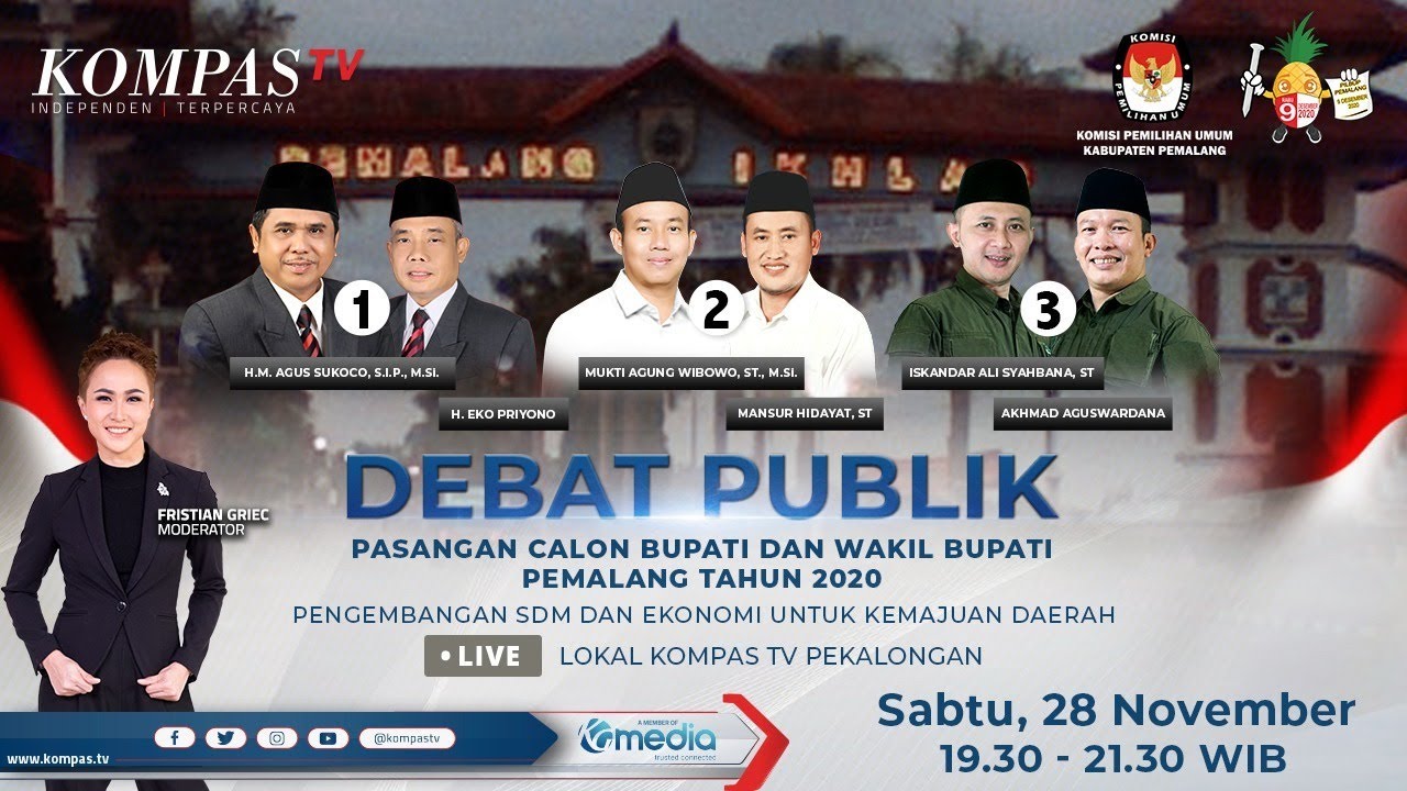 [LIVE] Debat Publik Pasangan Calon Bupati Dan Wakil Bupati Pemalang ...