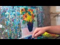 how to paint sunflowers oil painting session with artist jose trujillo impressionism