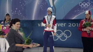 Women's 3000M Speed Skating Victory Ceremony - Vancouver 2010 Winter Olympic Games