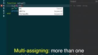 Codea Tutorials #002--Variables in Lua, iPad Programming