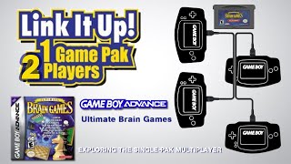 GBA Single-Pak Link - Ultimate Brain Games (better to play HotSeat or Single-Pak link cable)