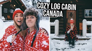 Our Cozy Winter Log Cabin in Canada | Banff, Alberta Road Trip