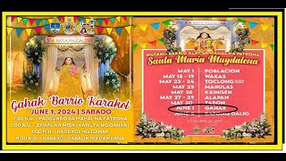 KARAKOL,GAHAK,KAWIT,CAVITE|PISTANG BARRIO ALAY SA MAHAL NA PATRONA STA MARIA MAGDALENA|JUNE 01,2024