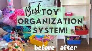 Declutter \u0026 Organize Kids' Room | Simple TOY ROTATION System