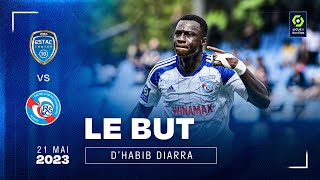 ESTAC Troyes-Racing (1-1) : le but d'Habib Diarra en bord terrain