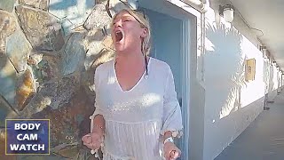 Woman Throws Tantrum after Being Kicked Out of Resort
