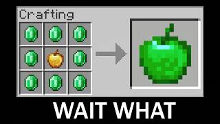 Minecraft wait what meme part 58 (Crafting Apple)