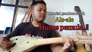 tutorial belajar gambus sasak lagu ale-ale HUSUS PEMULA..!!