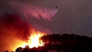 Greece wildfire burns area bigger than NYC