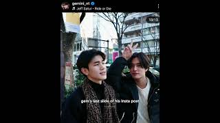 That's really gem's ride or die his one and only fotfot 😭#gemini_nt #fourthnattawat #geminifourth