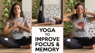 Yoga to Improve Concentration | 5 Asanas to Improve Memory | Yoga With Mansi | Fit Tak