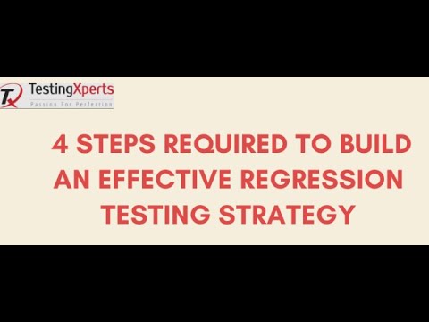 How to create a regression testing strategy