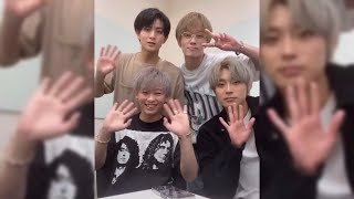 【超特急】インスタライブ「新メンバー4人でのinstaライブ🌈」22.09.03