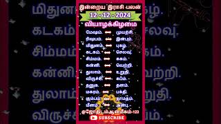 வியாழக்கிழமை இன்றைய ராசிபலன்