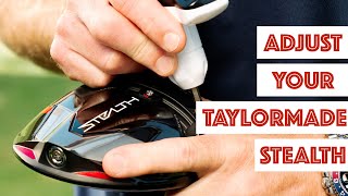 How To Adjust Your TaylorMade Stealth Driver | TrottieGolf