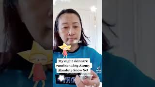 Atomy Absolute Snow Set Night Routine #atomykorea #passiveincome #kbeautyskincare #kpop