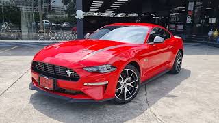 โชว์เงากลางแดด Ford Mustang 2.3 ecoboost 2021 สีแดง I รีวิว ผลงาน เคลือบแก้วรถยนต์ ถามราคา คลองหลวง