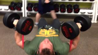 Chest - Banded Incline DB Press