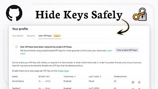 How to hide API key on GitHub (Secure Code Practice)