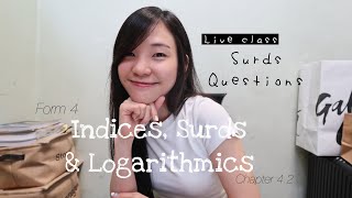 ADD MATHS | Form 4 Chapter 4: Indices, Surds & Logarithms (All you need to know in SURDS) KSSM