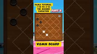 DAMA TUTORIAL 1-15 vs 3-13 (The missing variation) PART 5 VISMIN BOARD DEMONSTRATION